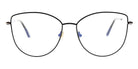 Tom Ford® FT5667-B FT5667-B 001 55 - 001 - Shiny Black/ Blue Block Lenses Eyeglasses