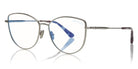 Tom Ford® FT5667-B FT5667-B 016 55 - Shiny Palladium/Vintage Lilac Havanas Eyeglasses