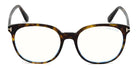 Tom Ford® FT5671-F-B FT5671-F-B 052 55 - 052 - Classic Dark Havana/ Blue Block Lenses Eyeglasses