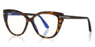 Tom Ford® FT5673-B FT5673-B 052 54 - Shiny Classic Dark Havana/Blue Eyeglasses