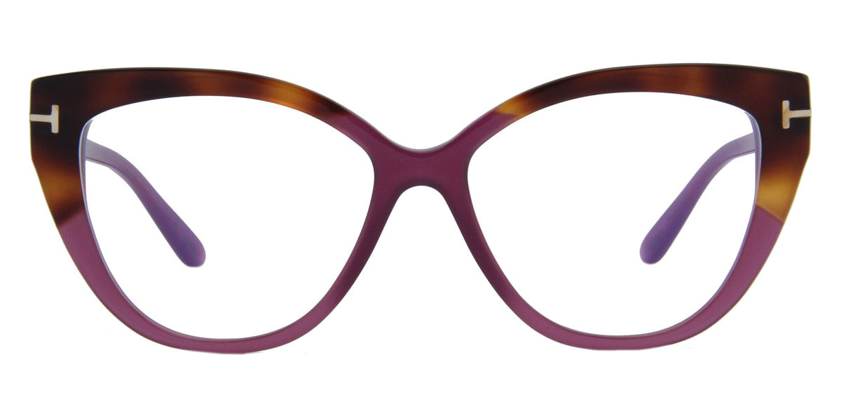 Tom Ford® FT5673-B FT5673-B 081 54 - Milky Purple/Blonde Havana-To-Milky Purple Eyeglasses