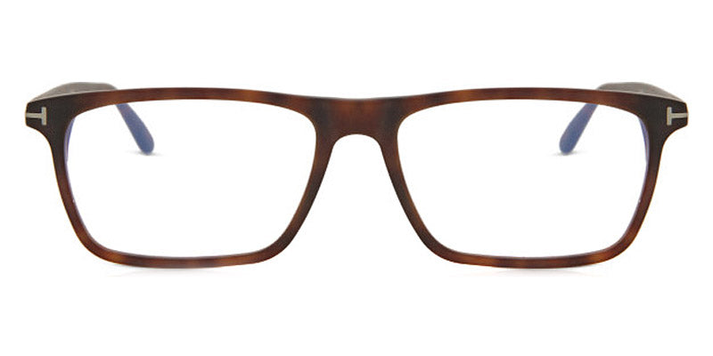 Tom Ford® FT5681-B FT5681-B 054 54 - Matte Red Havana Eyeglasses