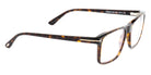 Tom Ford® FT5682-B FT5682-B 052 54 - 052 - Shiny Classic Dark Havana/ Blue Block Lenses W. Roviex Clip On Lenses Eyeglasses