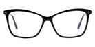 Tom Ford® FT5687-B FT5687-B 001 56 - 001 - Shiny Black, Shiny Rose Gold / Blue Block Lenses Eyeglasses
