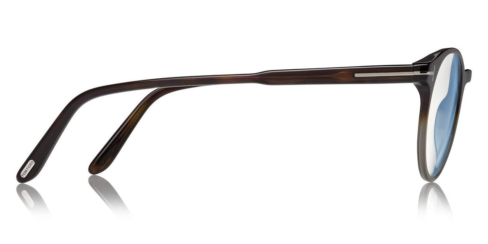 Tom Ford® FT5695-B FT5695-B 001 49 - 001 - Shiny Black / Blue Block Lenses Eyeglasses