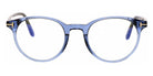 Tom Ford® FT5695-B FT5695-B 090 47 - 090 - Shiny Transparent Blue / Blue Block Lenses Eyeglasses