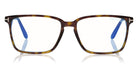 Tom Ford® FT5696-B FT5696-B 052 54 - 052 - Shiny Classic Dark Havana / Blue Block Lenses Eyeglasses