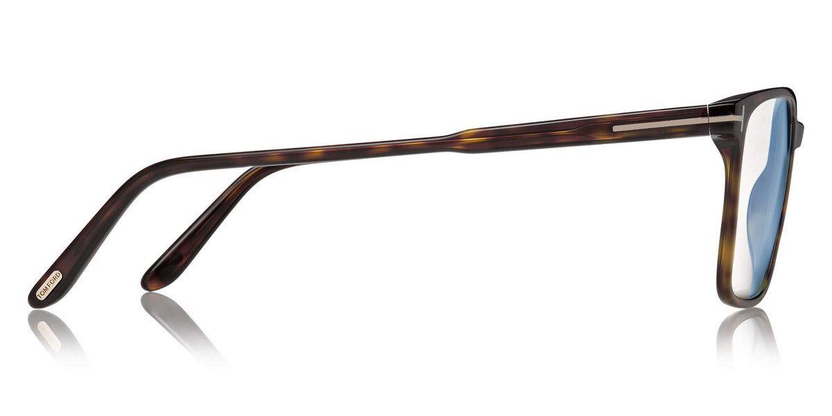 Tom Ford® FT5696-B FT5696-B 001 56 - 001 - Shiny Black / Blue Block Lenses Eyeglasses
