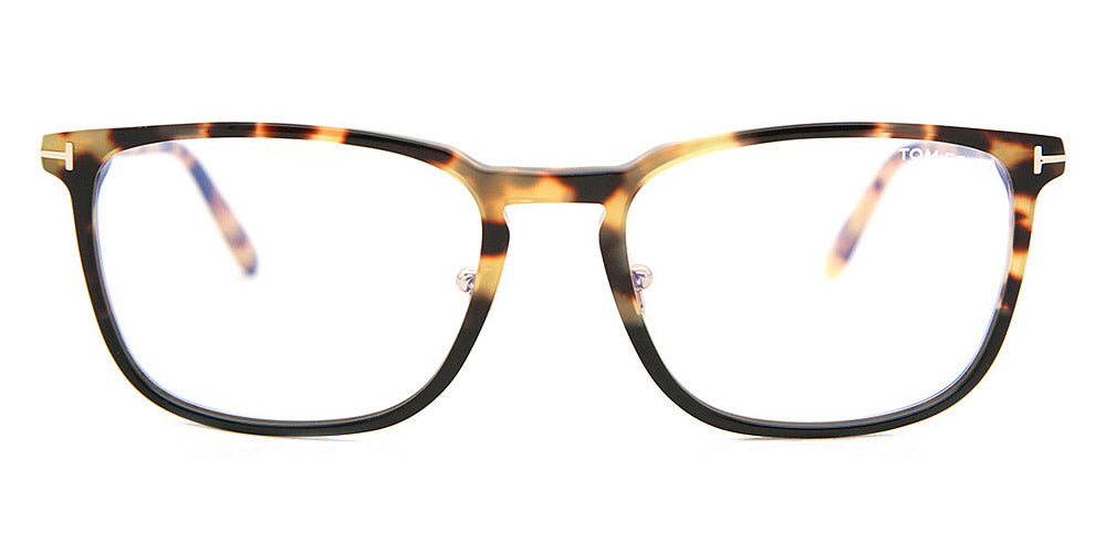 Tom Ford® FT5699-B FT5699-B 056 55 - Shiny Tortiose With Crystal & Black Eyeglasses