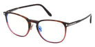 Tom Ford® FT5700-B FT5700-B 055 54 - Gradient Havana-To-Blue With Blue Havana Eyeglasses