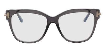 Tom Ford® FT5704-B - Shiny Transparent Gray With Rose Gold