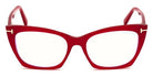 Tom Ford® FT5709-B FT5709-B 072 54 - 072 - Shiny Pearly Pink / Blue Block Lenses Eyeglasses