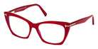 Tom Ford® FT5709-B FT5709-B 072 54 - 072 - Shiny Pearly Pink / Blue Block Lenses Eyeglasses