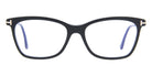 Tom Ford® FT5712-B FT5712-B 001 52 - Shiny Black/Blue Eyeglasses