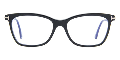 Tom Ford® FT5712-B FT5712-B 001 52 - Shiny Black/Blue Eyeglasses