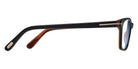 Tom Ford® FT5713-B FT5713-B 052 53 - 052 - Shiny Dark Havana/ Blue Block Lenses Eyeglasses