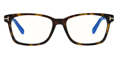Tom Ford® FT5713-B FT5713-B 052 51 - 052 - Shiny Dark Havana/ Blue Block Lenses Eyeglasses