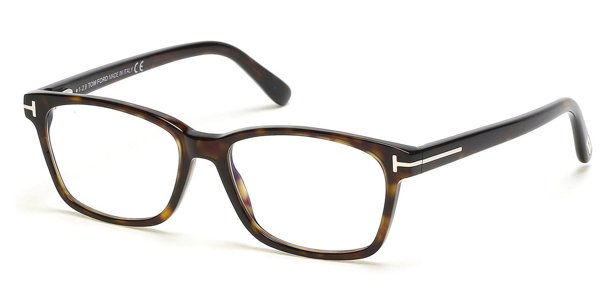 Tom Ford® FT5713-B FT5713-B 005 51 - 005 - Matte Black/ Blue Block Lenses Eyeglasses