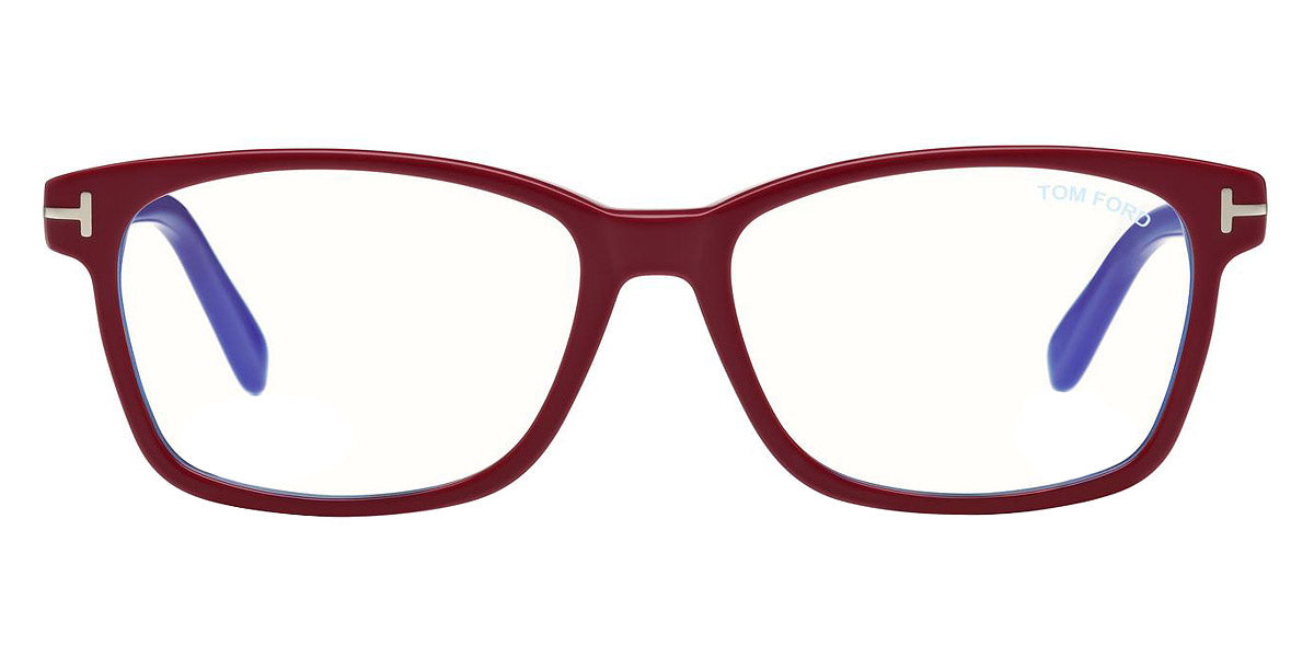 Tom Ford® FT5713-B FT5713-B 072 51 - 072 - Shiny Transparent Pink/ Blue Block Lenses Eyeglasses