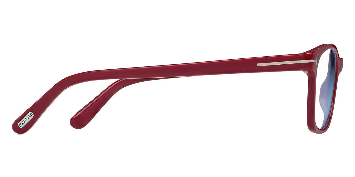 Tom Ford® FT5713-B FT5713-B 072 53 - 072 - Shiny Transparent Pink/ Blue Block Lenses Eyeglasses