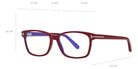 Tom Ford® FT5713-B FT5713-B 072 53 - 072 - Shiny Transparent Pink/ Blue Block Lenses Eyeglasses