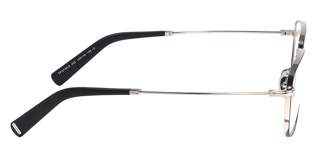 Tom Ford® FT5748-B FT5748-B 001 55 - Shiny Black Enamel/Deep Gold/T Logo Eyeglasses