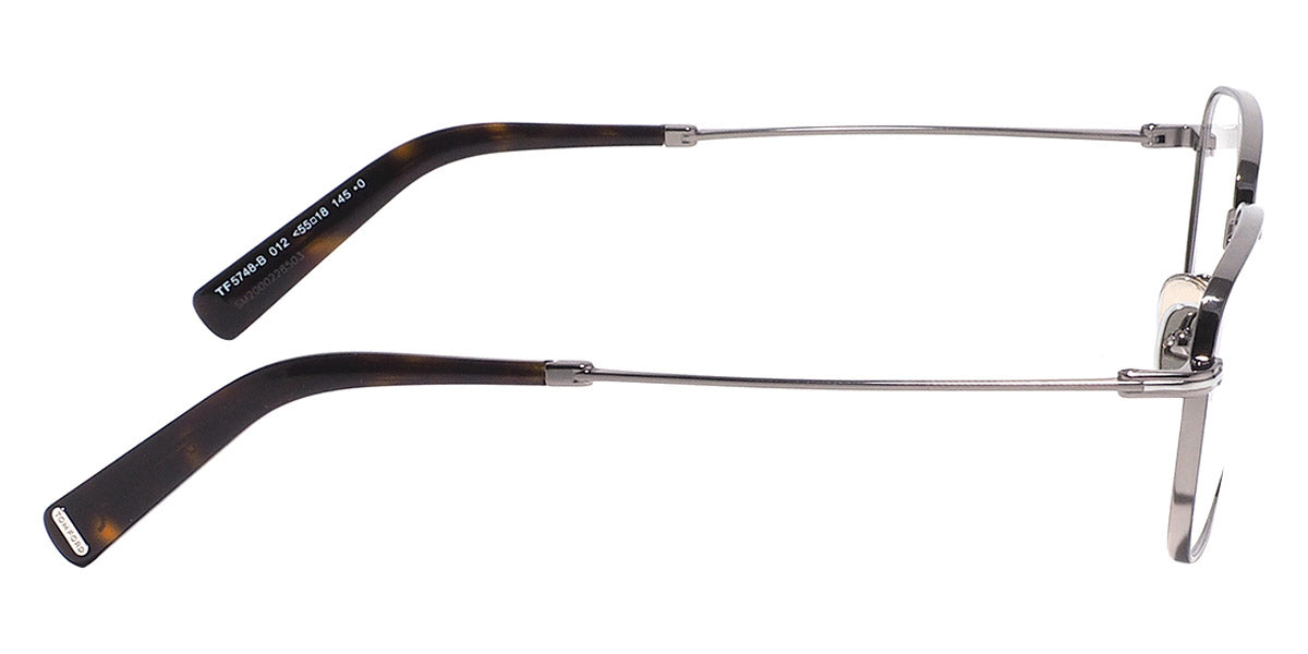 Tom Ford® FT5748-B FT5748-B 002 55 - Matte Black Enamel/Palladium/T Logo Eyeglasses