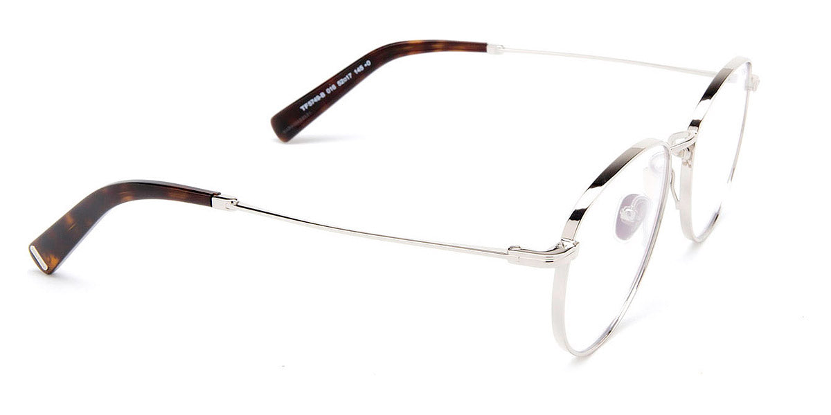 Tom Ford® FT5749-B FT5749-B 012 52 - Shiny Dark Ruthenium/T Logo Eyeglasses