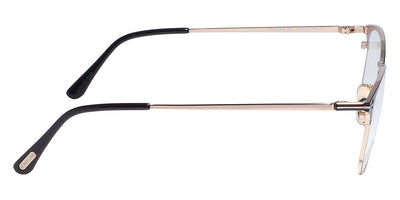 Tom Ford® FT5750-B FT5750-B 002 52 - Matte Black/Shiny Palladium/T Logo Eyeglasses