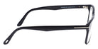 Tom Ford® FT5752-B FT5752-B 052 55 - 052 - Shiny Classic Dark Havana, t" Logo / Blue Block Lenses" Eyeglasses