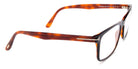 Tom Ford® FT5752-B FT5752-B 020 55 - 020 - Shiny Transparent Grey, t" Logo / Blue Block Lenses" Eyeglasses