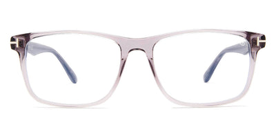 Tom Ford® FT5752-B FT5752-B 005 53 - 005 - Shiny Black Havana, Shiny Blonde Havana, t" Logo / Blue Block Lenses" Eyeglasses