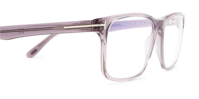 Tom Ford® FT5752-B FT5752-B 005 55 - 005 - Shiny Black Havana, Shiny Blonde Havana, t" Logo / Blue Block Lenses" Eyeglasses