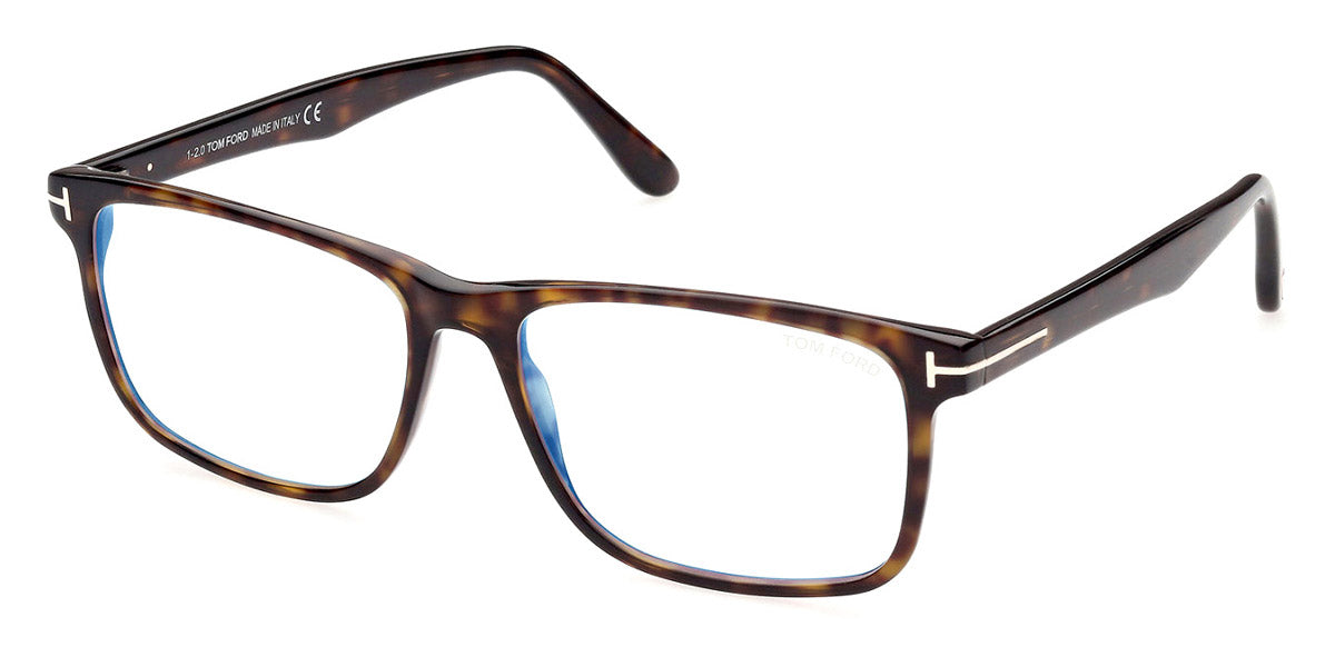 Tom Ford® FT5752-F-B FT5752-F-B 052 55 - 052 - Dark Havana Eyeglasses