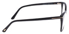Tom Ford® FT5762-B FT5762-B 001 55 - 001 - Shiny Rose Champagne, t" Logo / Blue Block Lenses" Eyeglasses