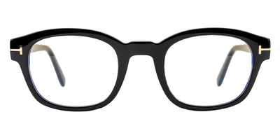 Tom Ford® FT5808-B FT5808-B 001 49 - Shiny Black/T Logo Eyeglasses