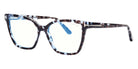 Tom Ford® FT5812-B FT5812-B 055 53 - 055 - Blue Havana, t" Logo/ Blue Block Lenses" Eyeglasses