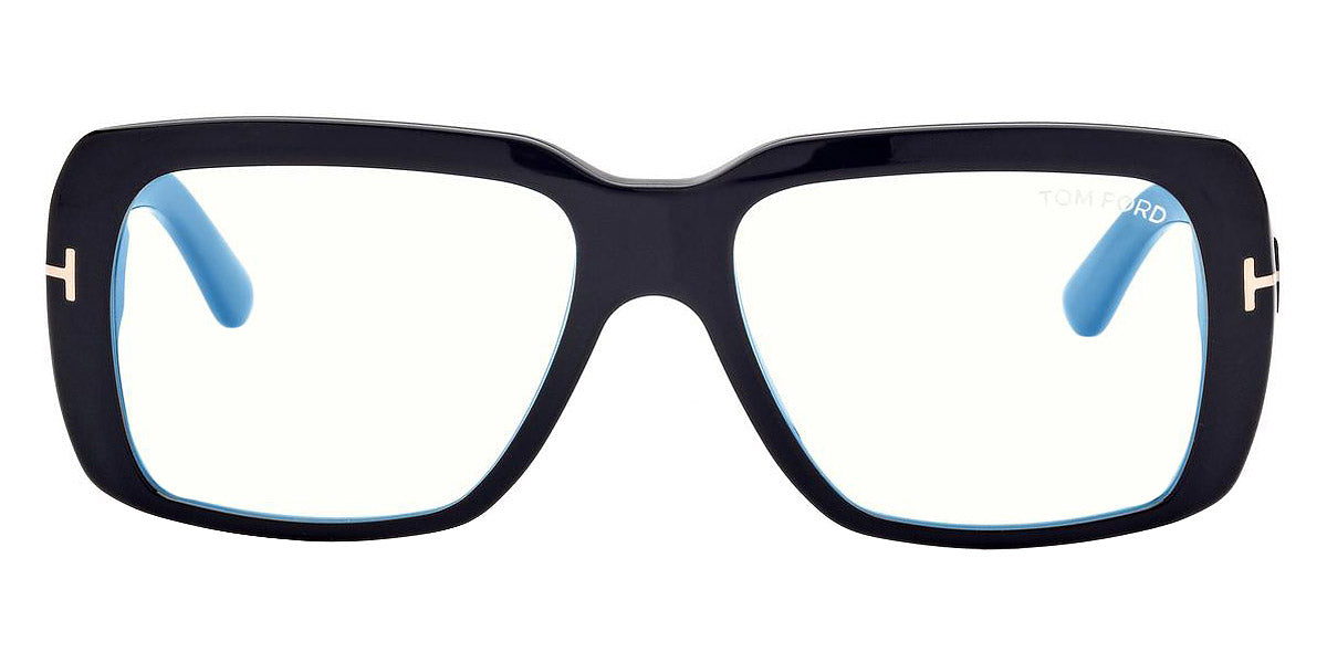 Tom Ford® FT5822-B FT5822-B 001 54 - Shiny Black/T Logo Eyeglasses