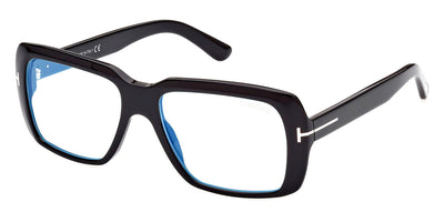 Tom Ford® FT5822-B FT5822-B 001 54 - Shiny Black/T Logo Eyeglasses