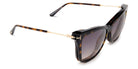 Tom Ford® FT5824-B FT5824-B 052 56 - 052 - Shiny Dark Havana / Blue Block Lenses With Sun Clip Eyeglasses