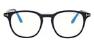 Tom Ford® FT5832-B FT5832-B 001 50 - 001 - Shiny Black , t" Logo / Blue Block Lenses" Eyeglasses