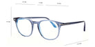 Tom Ford® FT5832-B FT5832-B 090 50 - 090 - Shiny Transparent Blue, t" Logo / Blue Block Lenses" Eyeglasses