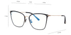 Tom Ford® FT5839-B FT5839-B 001 56 - 001 - Shiny Black, t" Logo / Blue Block Lenses" Eyeglasses