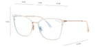 Tom Ford® FT5839-B FT5839-B 025 56 - 025 - Shiny Ivory, t" Logo / Blue Block Lenses" Eyeglasses