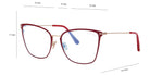 Tom Ford® FT5839-B FT5839-B 075 56 - 075 - Shiny Fuchsia, t" Logo / Blue Block Lenses" Eyeglasses