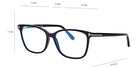 Tom Ford® FT5842-B FT5842-B 001 56 - 001 - Shiny Black, t" Logo / Blue Block Lenses" Eyeglasses