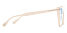 Tom Ford® FT5844-B FT5844-B 025 55 - 025 - Shiny Ivory, t" Logo / Blue Block Lenses" Eyeglasses