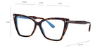 Tom Ford® FT5844-B FT5844-B 052 55 - 052 - Matte Havana ГѓВўГ‚в‚¬Г‚Е“tГЈВўГ‚в‚¬Г‚Вќ Logo / Blue Block Lenses Eyeglasses