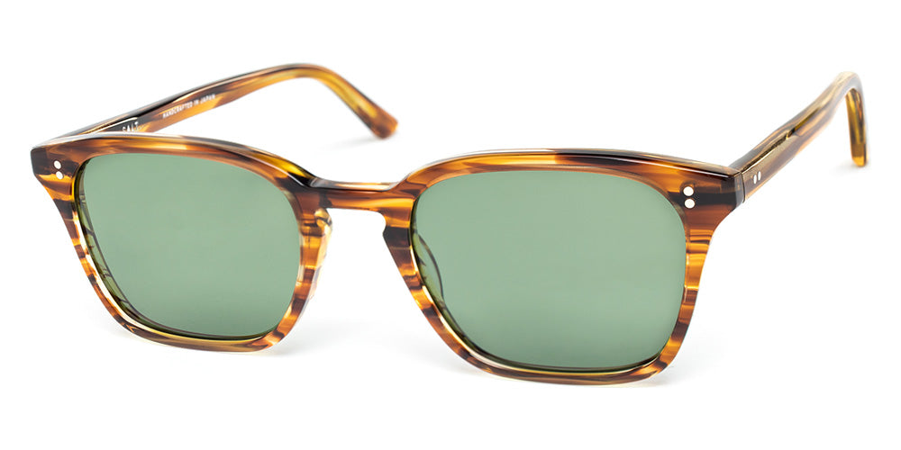 SALT.® FULLER SAL FULLER 002 50 - Wood Grain/Polarized Glass G15 Lens Sunglasses