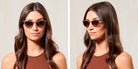 SALT.® GARLAND SAL GARLAND 004 51 - Taupe/Polarized CR39 Lovers Soul Lens Sunglasses